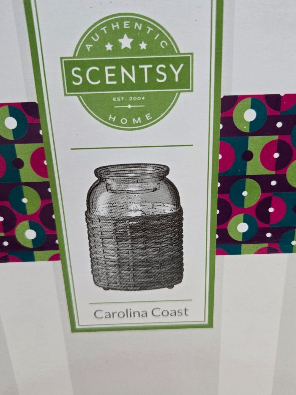 Scentsy Carolina Coast Warmer Beach, Ocean, Coastal, New In Box